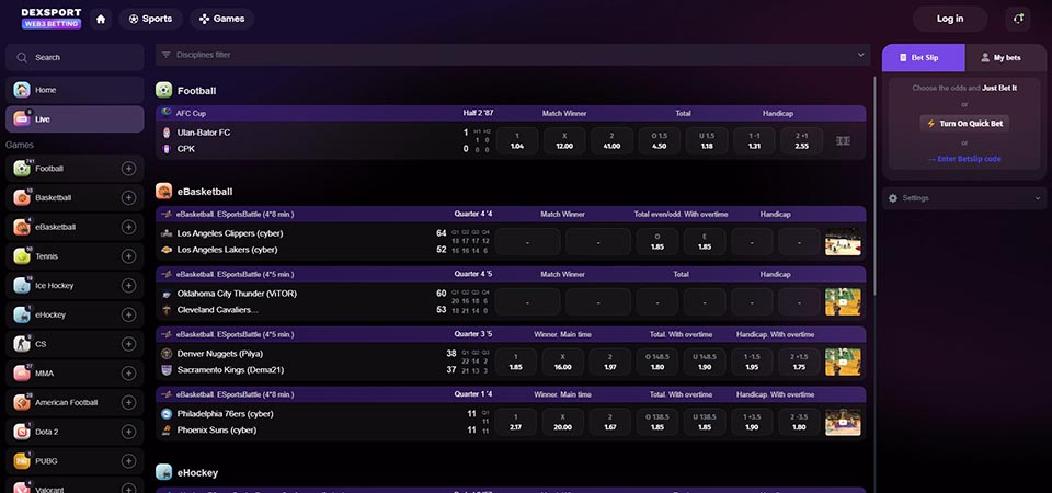 Experience the Future of Gambling at Decentralized Online Casino DexSport